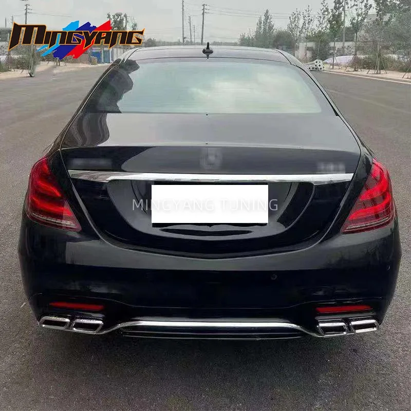 Kit de carrosserie de mise à niveau W221 W222 S63 pour capot de pare-chocs de voiture de classe S, kit de carrosserie de phare arrière