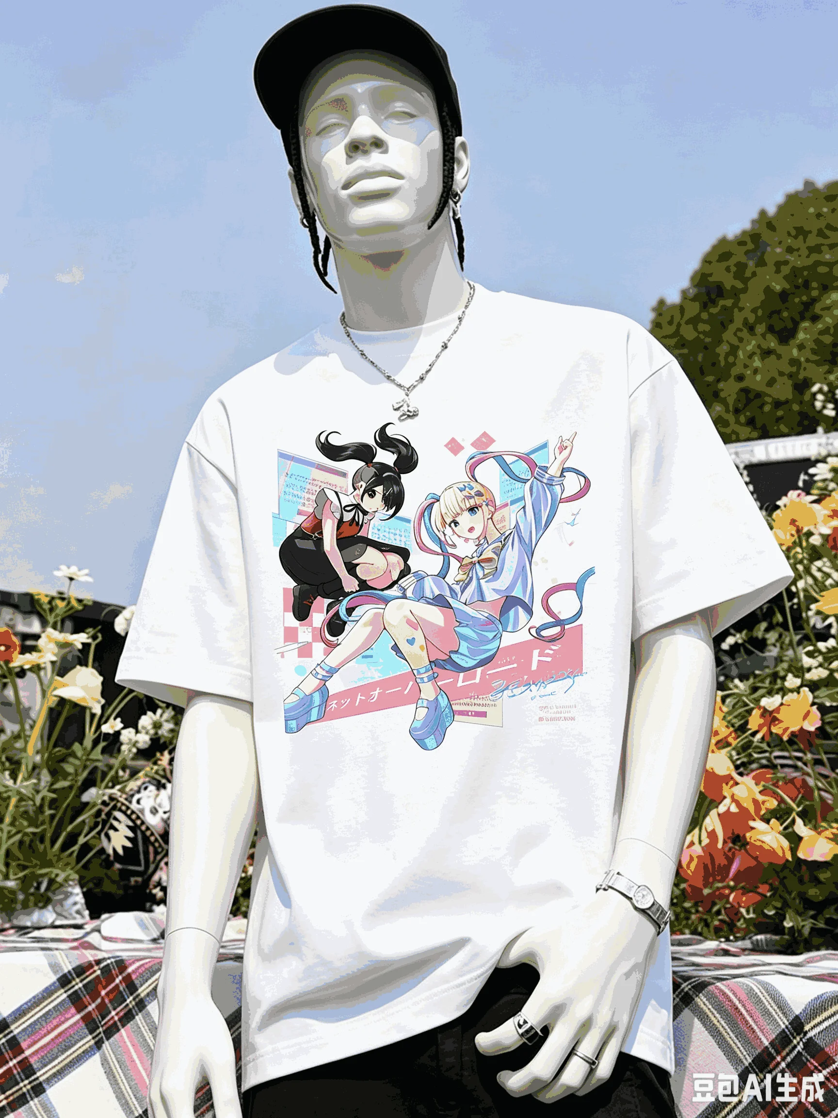 Needy Streamer Overload Anime Lover Graphic Print T-Shirt Women Men Cotton Casual Streetwear Fashion Oversized Unisex Breathable