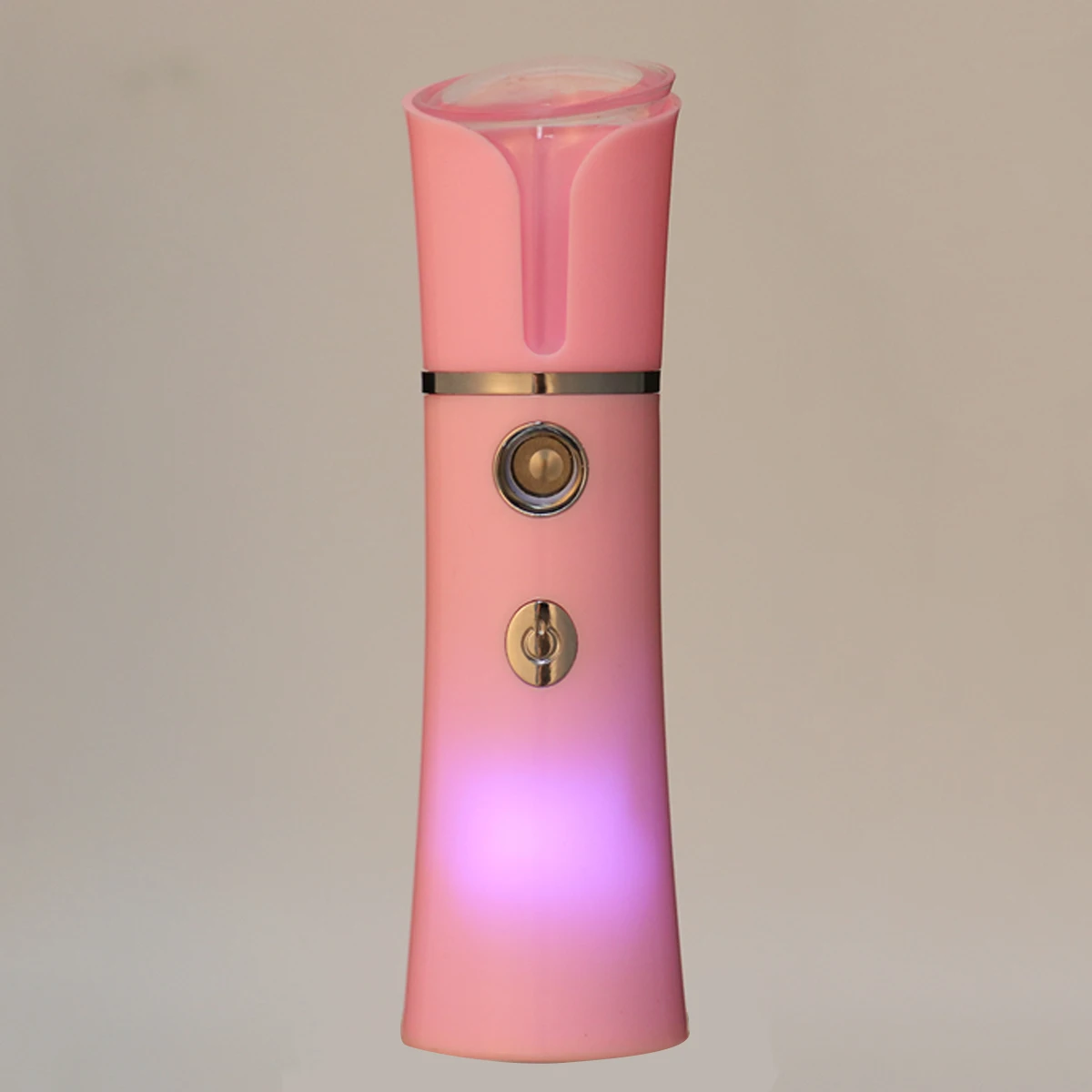 

Handheld Face Steamer Nano Spray 25Ml Usb 3.7V 150Mah Facial Humidifier Evaporator Pink 0.3Um Atomizer Imported Nozzle