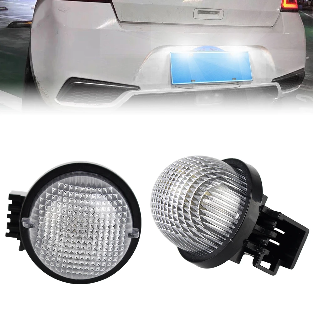 Car License Number Plate Lamps 2Pcs For Opel Agila 12V LED License Plate Light For Suzuki Wagon R Swift Jimmy Alto