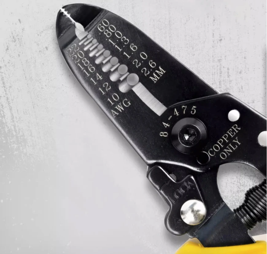 84-475-22 multifunctional cable wire AWG 12-22 cutting stripping stripping tools