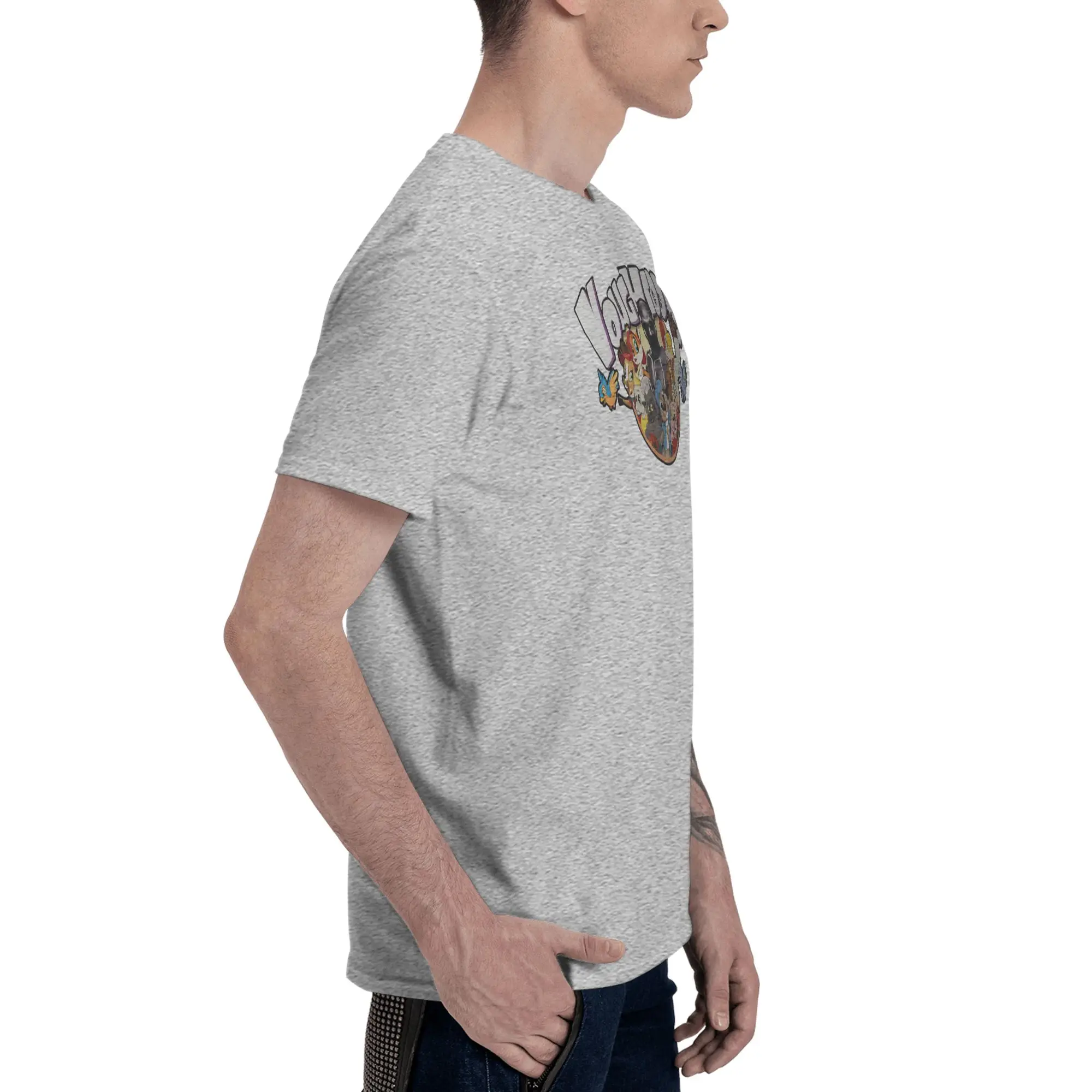Black Noir and Friends (Distressed) Lustiges T-Shirt aus 100 % Baumwolle. The Boys Tees Tops für Herren – Detail 3