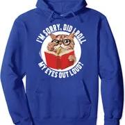 Polarshe Kat Kitten Deed Ik Met Mijn Ogen Luidop Grappig Cadeau Unisex Hooded Sweatshirt