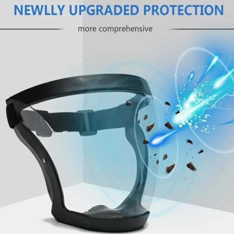 Full Face Protection Anti Droplet Mask Head Wear Glasses Space Spherical Goggles Full Face Protective Glass