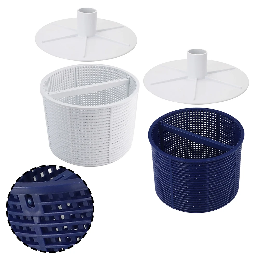 2 Piece Pool Skimmer Set SPX1082CA Basket and 85001900 Vacuum Plate Compatible with For Pentair S15 S20 SP1082 SP1086