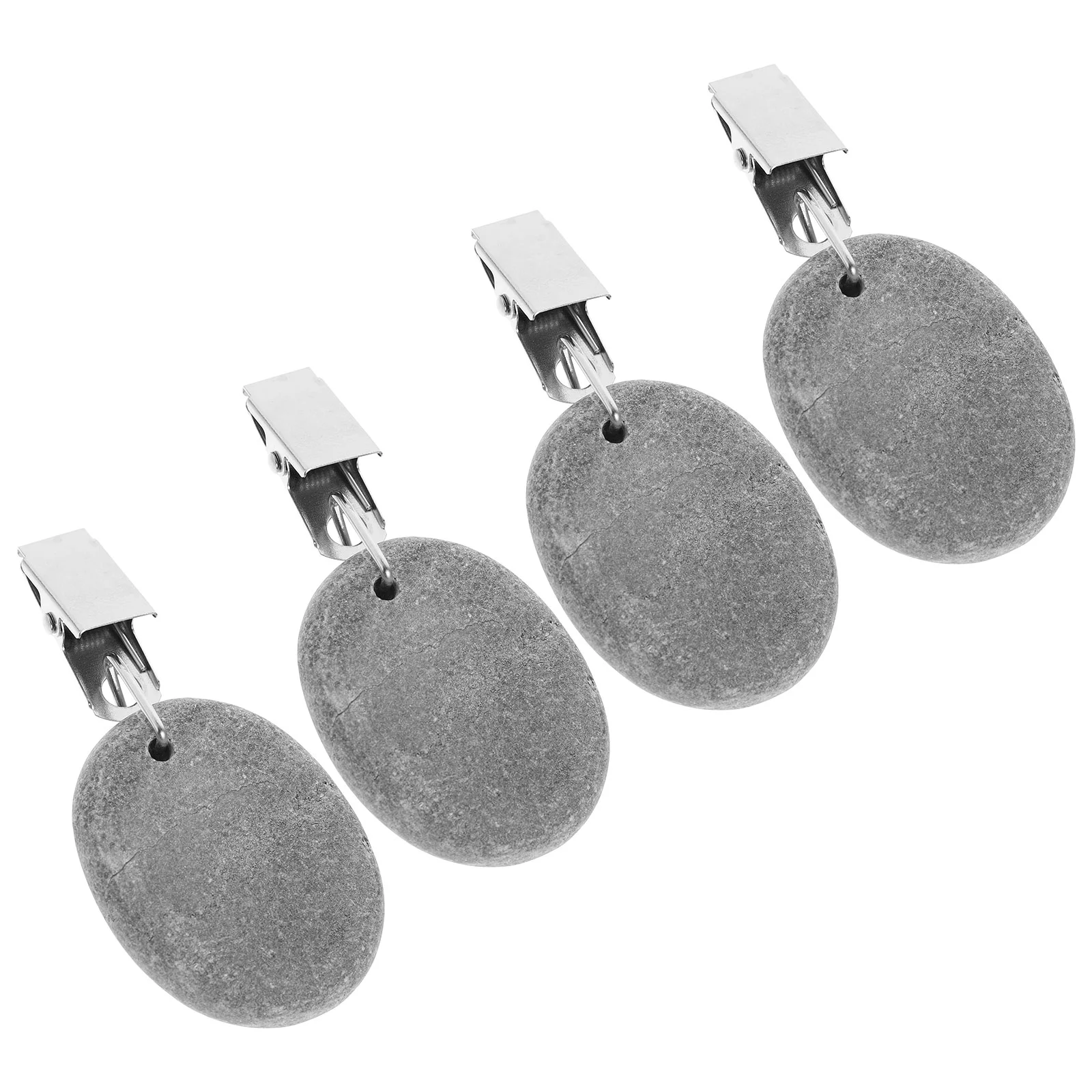 

4 Pcs Tablecloth Drop Clip Outdoor Cover Clips Foldable Camp Curtain Clamps Supply Pendant Replaceable Weights