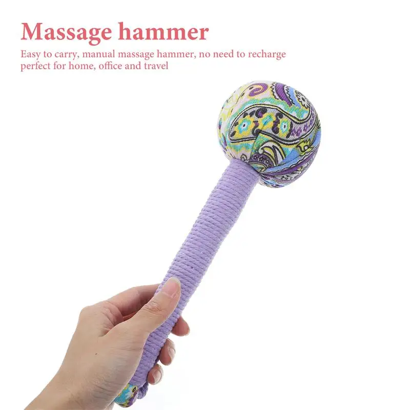 2 Pcs Tools Moxibustion Hammer Massage Shoulder Massaging Wormwood Handheld Massager Stick for Back Hammers