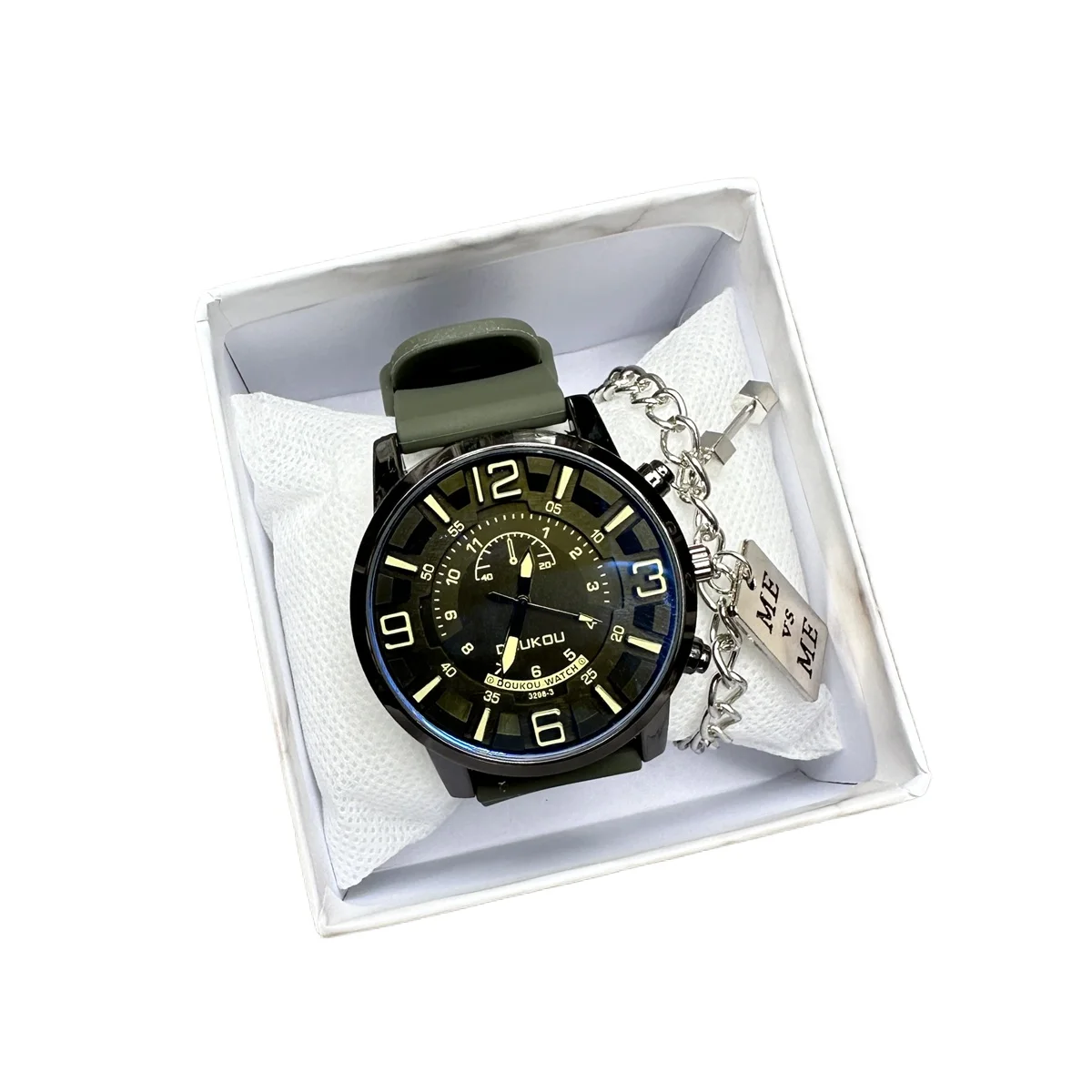 

Male and female junior high school students trendy and personalized street fashion casual round large dial quartz watch