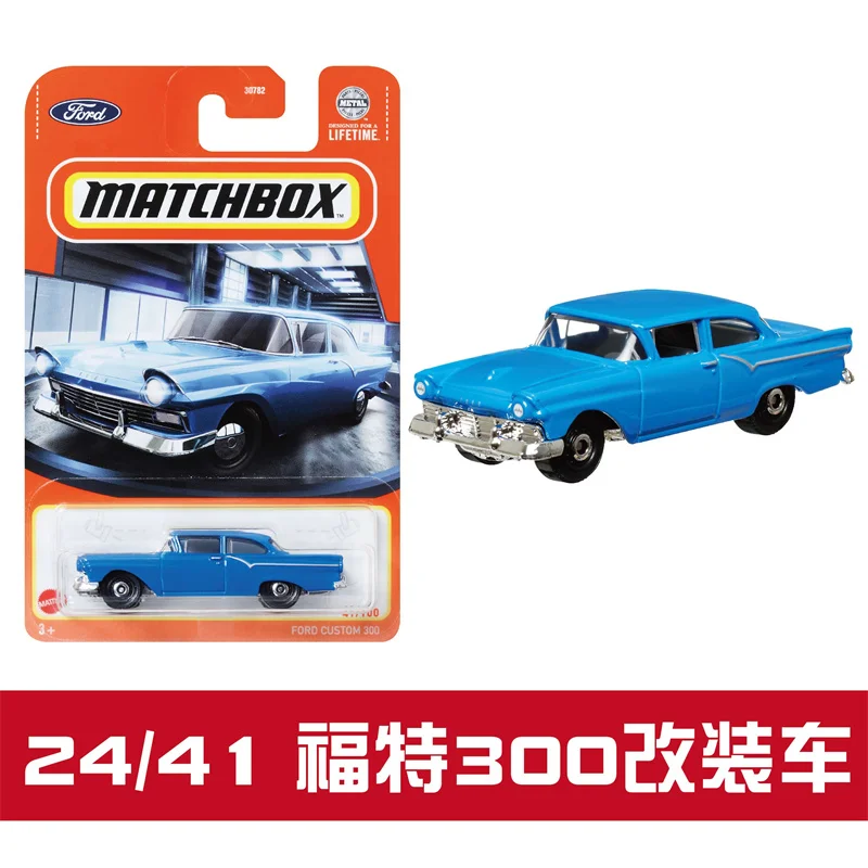 Original Mattel Matchbox 30782 Car Toys 1/64 24F Volkswagen Golf Ford 300 Renault Vehicle Toy for Boys Collection Birthday Gift