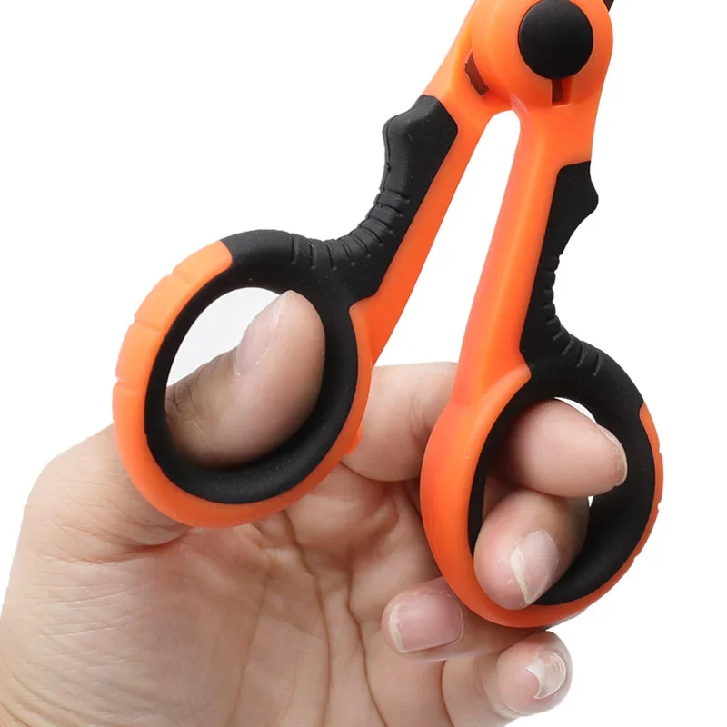 1pc Stainless Steel Fishing Scissor Accessories Electrician Portable Scissors Plier Cut  Lure Carp Fishing Tools