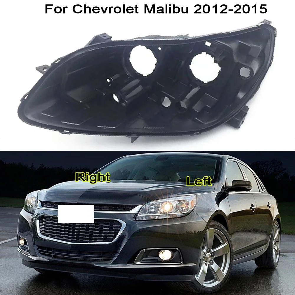 

For Chevrolet Malibu 2012 2013 2014 2015 Front Lampshade Bottom Shell Car Goggles Support Frame Headlight Accessories