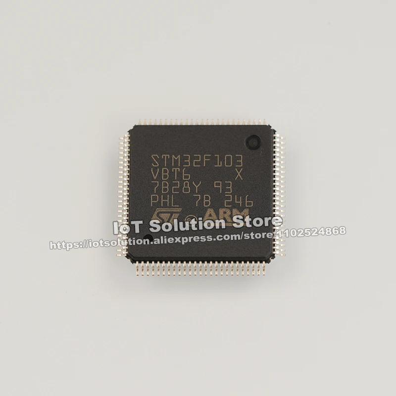 STM32F103VBT6 LQFP-100 14x14x1,4 мм STM32F103VBT6TR