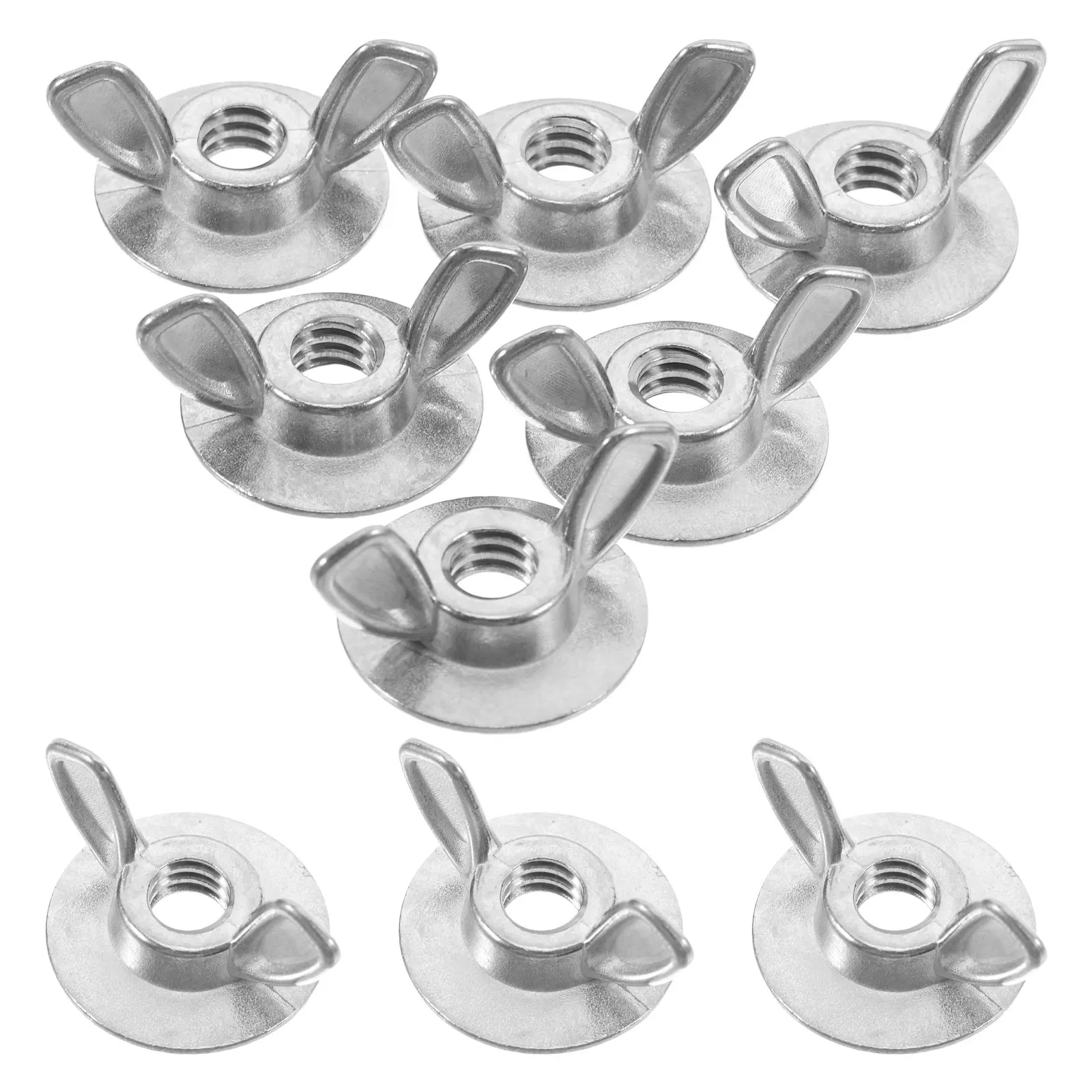 

20Pcs Hurricane Wing Nuts Shutter Hardware Assorted Sizes Stainless Steel Washer Base Wing Nut Driver Storm Shutter Screws