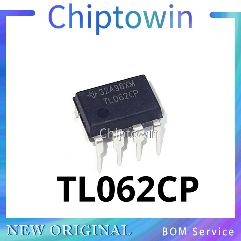 5/50/500 pcs TL062 TL062CP TL062CN DIP-8 Operational Amplifier W7