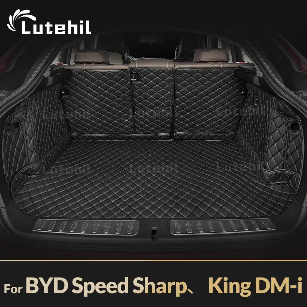 

Для BYD Speed Sharp 2012-2018 King DM-i 2022-2025 автоматический коврик для багажника с полным покрытием, автомобильный грузовой вкладыш, аксессуары для интерьера
