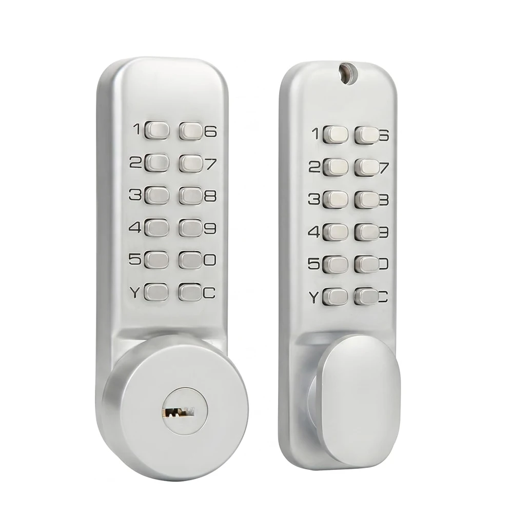 Door Lock Password Lock Double Sided Mechanical Outdoor Door Lock with Keys Easy Installation Product Electronic Keypad Deadbolt