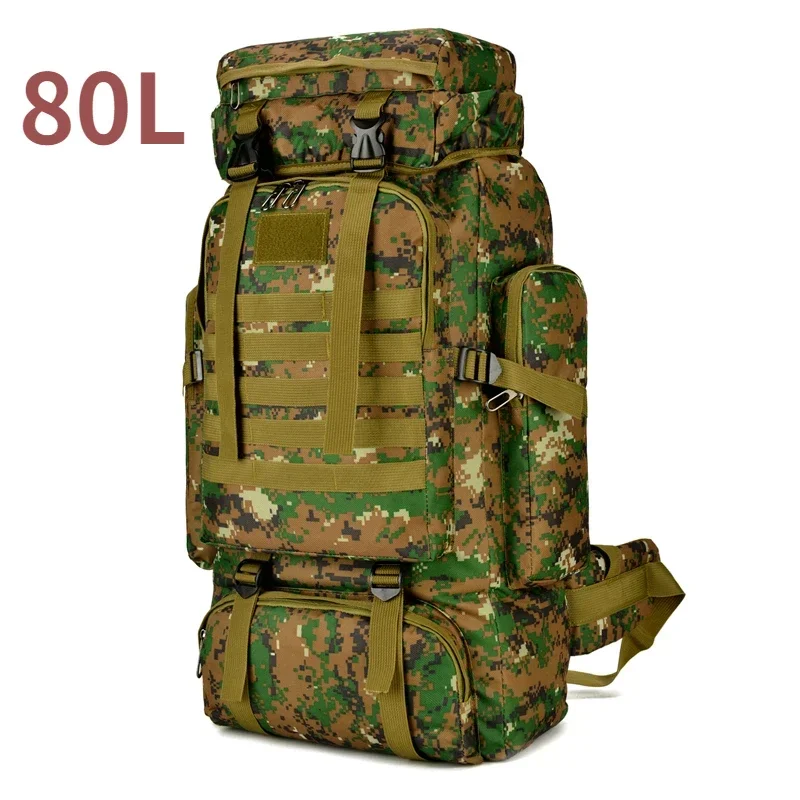 Bolsa de Montañismo de 80L/100L, bolsa de escalada, mochilas tácticas, mochila grande para exteriores, senderismo, Camping, bolsas de viaje