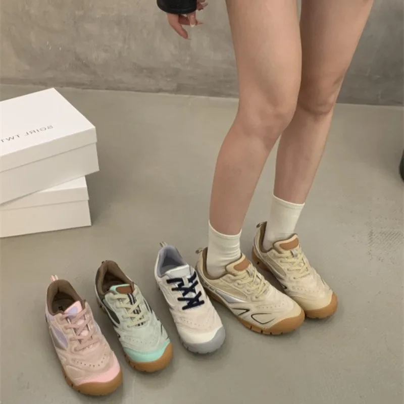 

Sweet Platform Forrest Gump Shoes, женские дышащие кроссовки с круглой головкой, удобные универсальные кроссовки для тренировок в немецком стиле