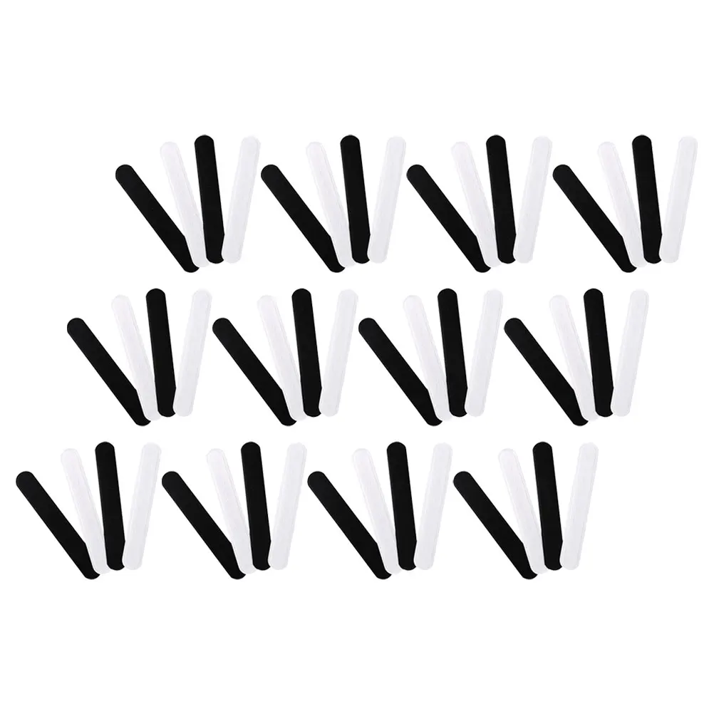 

60pcs Self-Adhesive Absorption Strips Odor Removing Hat Liners Sweat Protectors For Helmets Collar Portable Sweat Liners Small