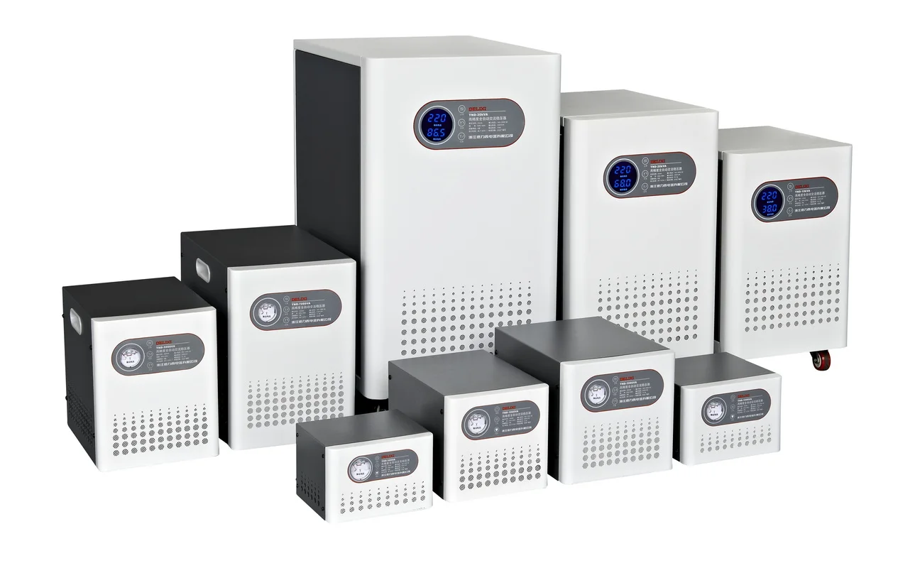 Single Phase Voltage Stabilizer TND 3-5KVA High Accuracy Ragulated Power Supply Dual Output 110V 220V for Household Industry Lab