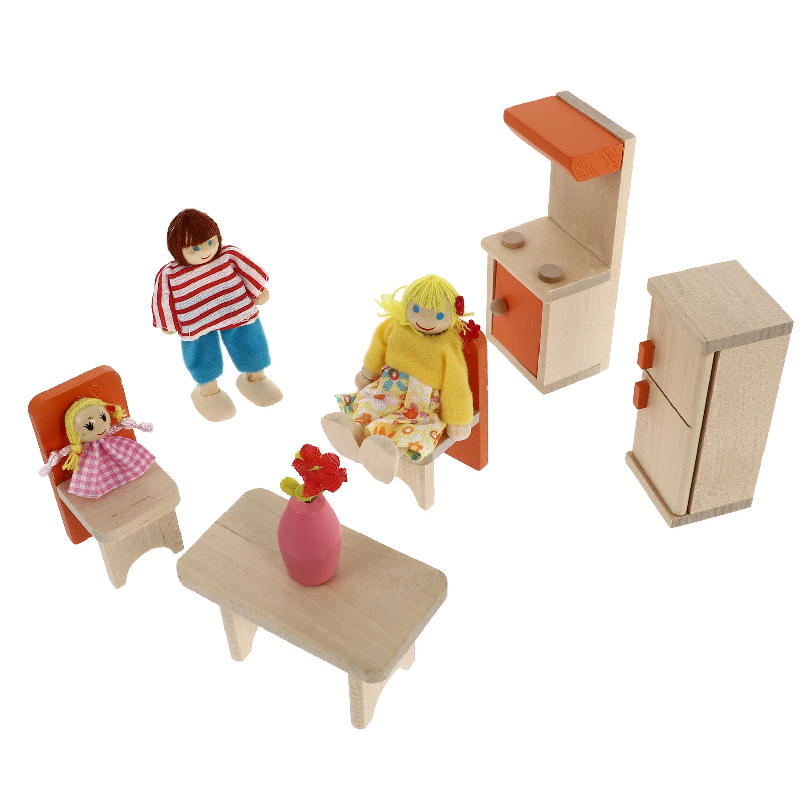 Casa de brincar brinquedo decoração em miniatura modelo de banheiro decorar crianças casa de bonecas playset micro pano de madeira móveis simulados