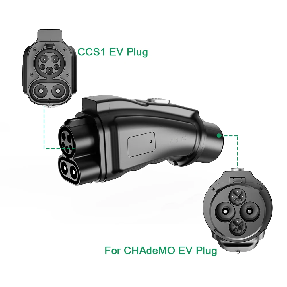 IPENGEN 250A CCS1 TO CHAdeMO EV Adapter 250KW 1000V CCS Combo 1 To Chademo Charging Station Converter Electric Vehicle Adaptor