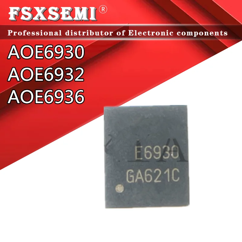 5pcs AOE6930 AOE6932 AOE6936 E6930 E6932 E6936 QFN IC Chipset