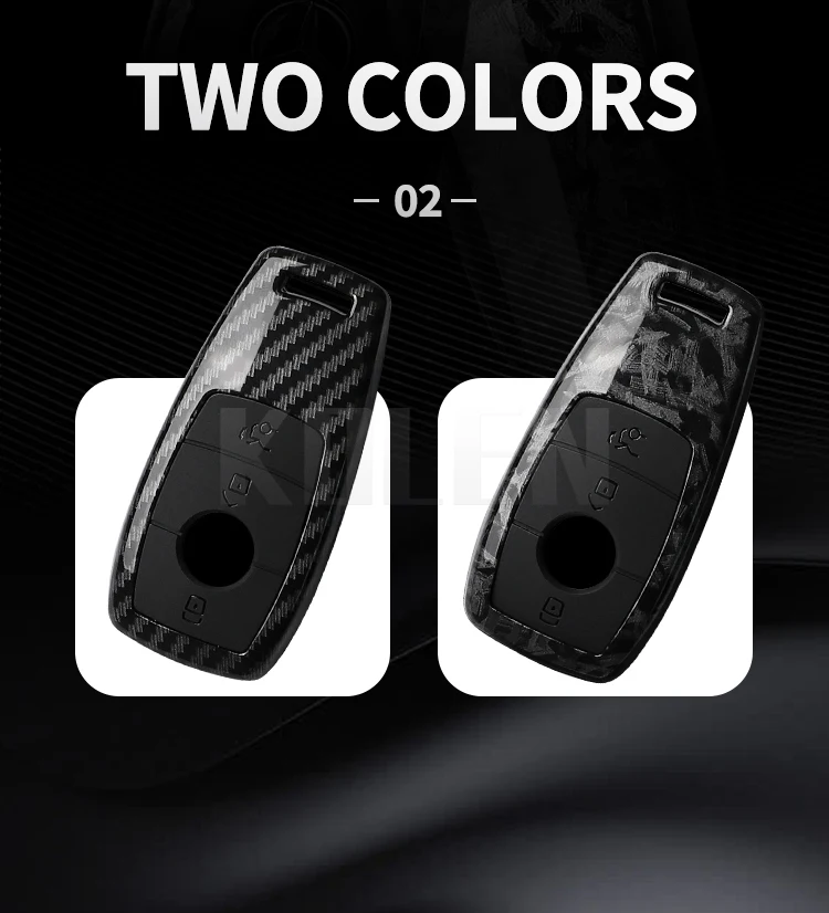 ABS Carbon Faser Stil Auto Schlüssel Fall Abdeckung Für Mercedes Benz A C E S G Klasse W177 W205 W213 X167 W222 CLA GLE GLB GLS AMG Maybach – Detail 4