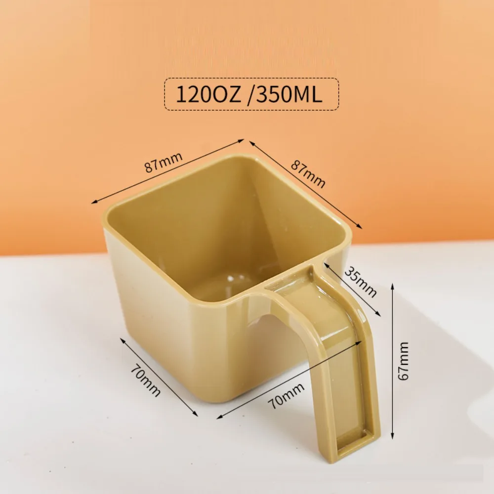 

Square Shape Ice Scoop Comfortable Grip Food Grades Ice Shovel 350/470/590ML Multi-functional Measuring Cup Coffee Shop Gadget
