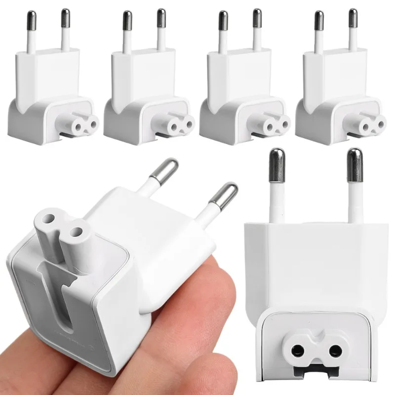 Convertidor de enchufe de la UE, adaptador de cargador de viaje de pared para Ipad, Magsafe, Macbook, adaptador de corriente de carga portátil, accesorios, 5/1 Uds.