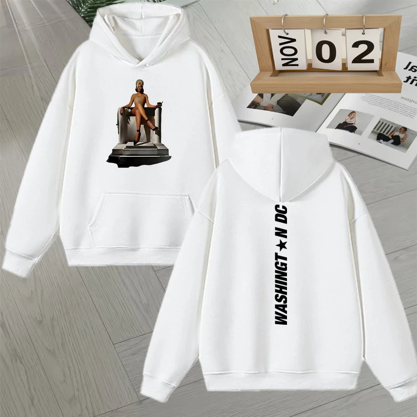 2025 Fashion Beyoncé Cowboy Carter Art Tour Autumn Winter Hoodies Long sleeve Men Women Fleece Sweatshirts Unisex Loose Pullover