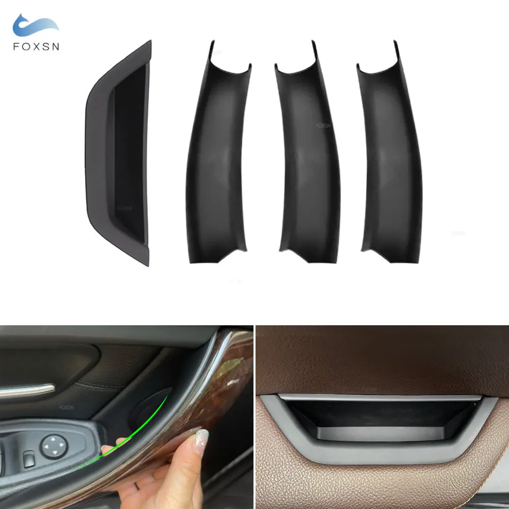 Car Interior Door Handles Panel Pull Trim Inner Handle Cover for BMW X3 X4 F25 F26 2010 2011 2012 2013 2014 2015 2016 2017