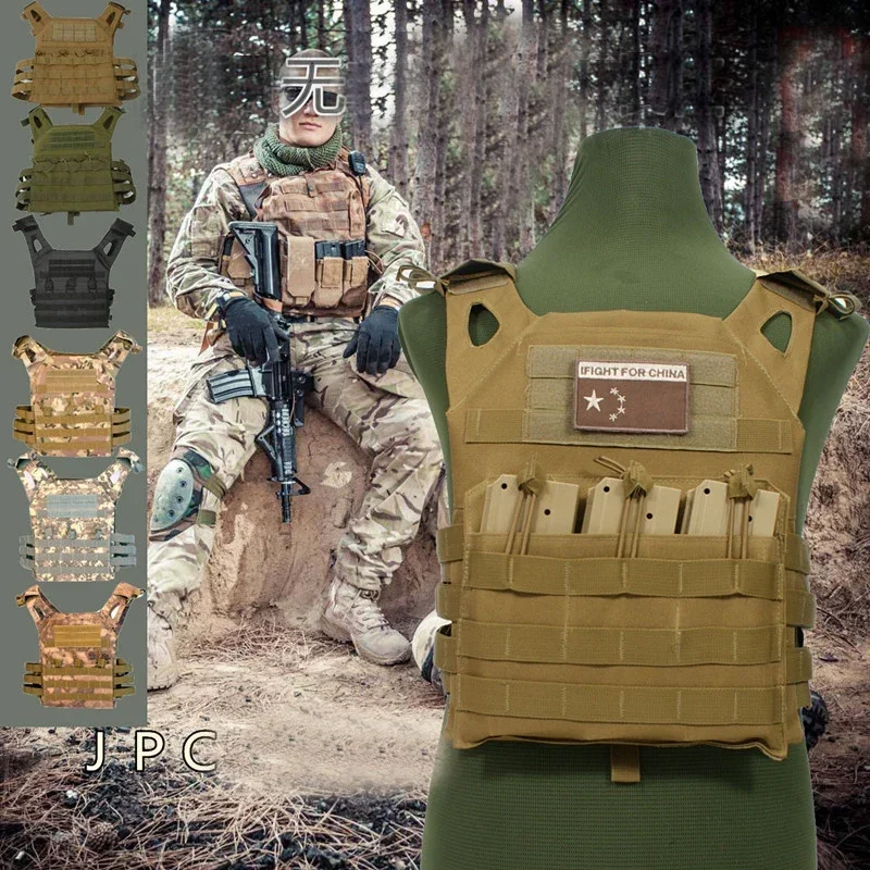 

Outdoor Hunting JPC Vest Amphibious Multi Pockets Hunting Plate Carrier Vest Airsoft Paintball Hiking Molle Tactical Vest