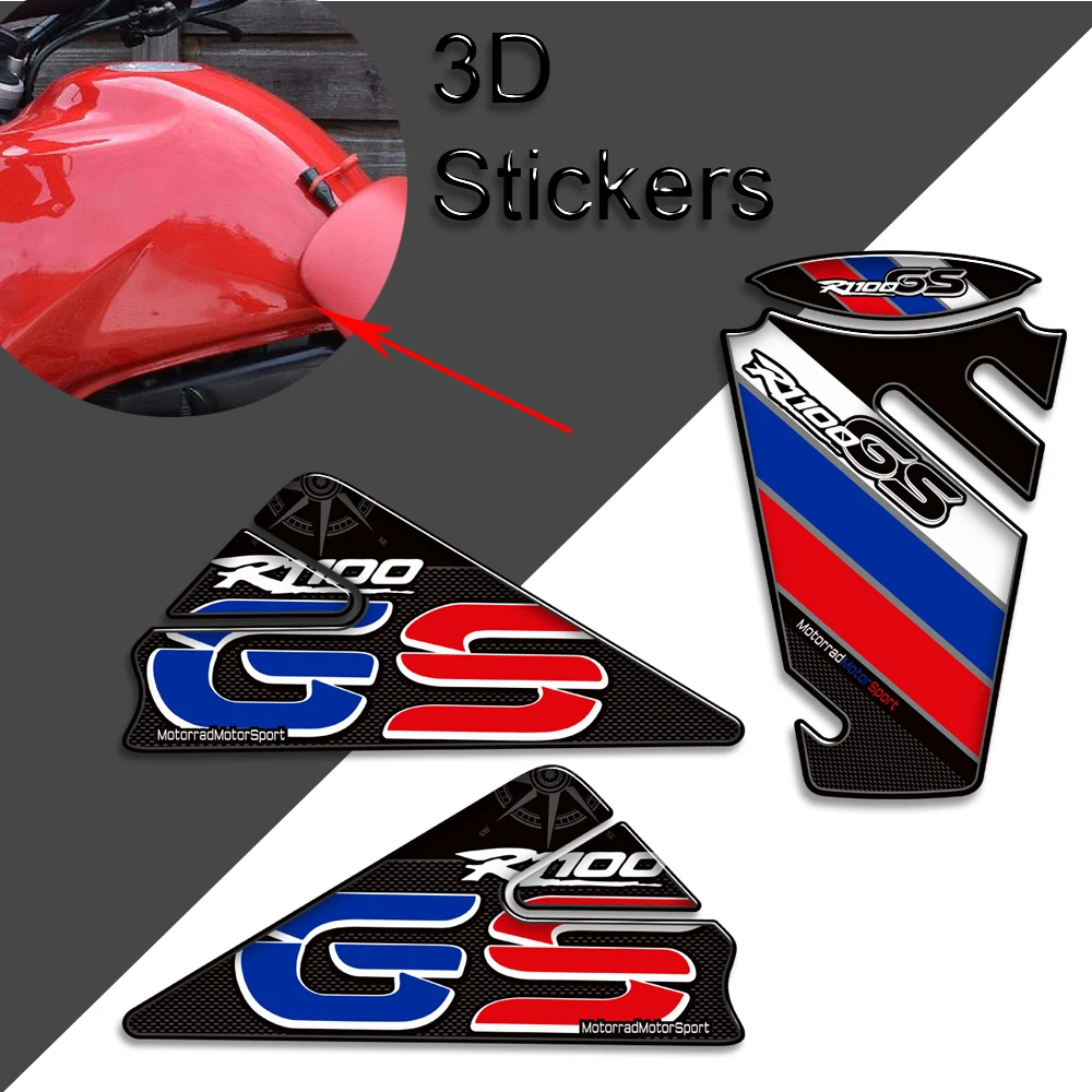 

3D Motorcycle Tank pad stickers protection decals For BMW R1100GS R 1100 GS R1100 ADV Adventure GSA