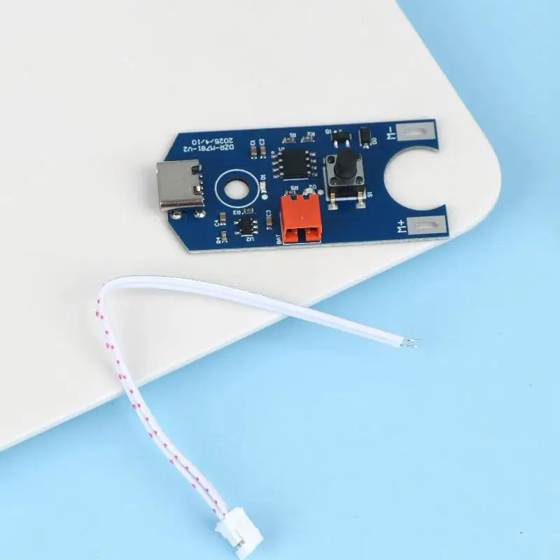 *USB Rechargeable Mini Motor Drive Mainboard Type C Portable Driver Control Board With Switch For DIY Garlic Cutter Water Pump