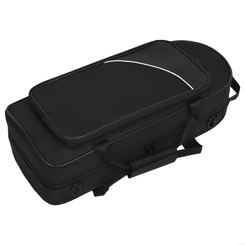 Trompete Gig Bag Doppelter Schultergurt Verdicken Staubdicht Handtasche Koffer Professionelle Wasserdichte Trompete Fall Große – Detail 2