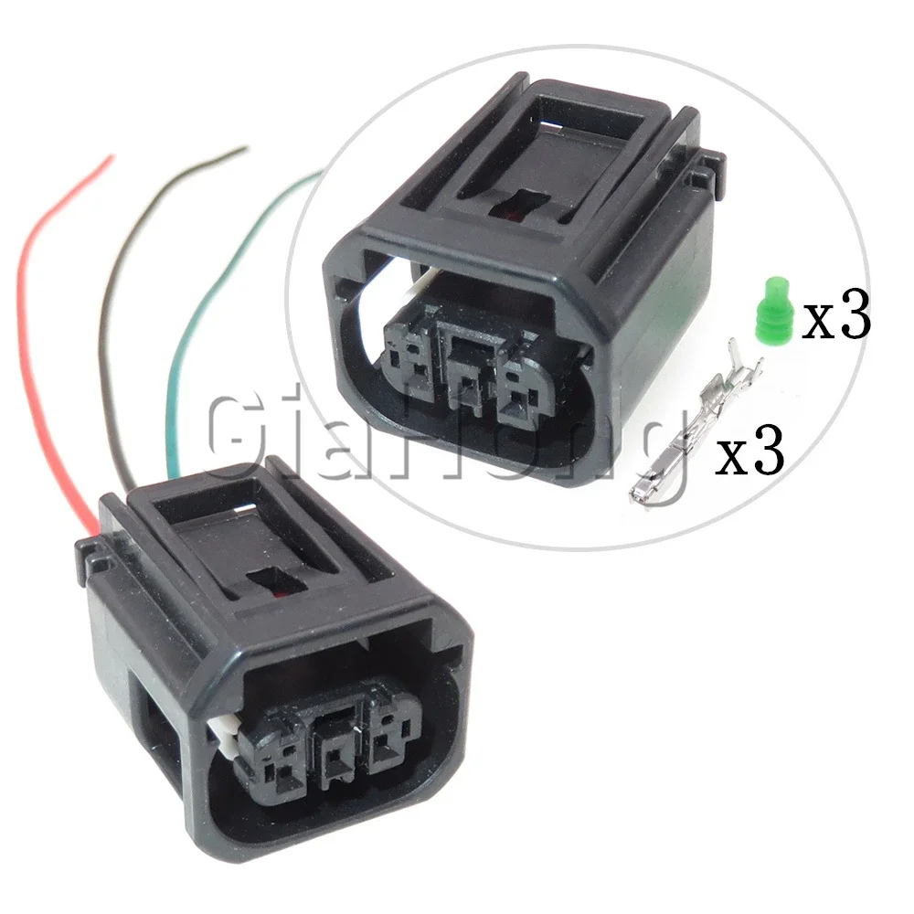 1 Set 3 Ways 90980-12D17 AC Assembly  Electric Wire Socket 7289-7041-30 Auto Small Current Connector Automobile Waterproof Plug