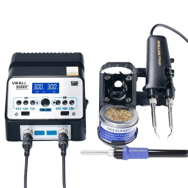 

Soldering Station 938BD+ SMD Soldering Iron Hot Tweezers Iron