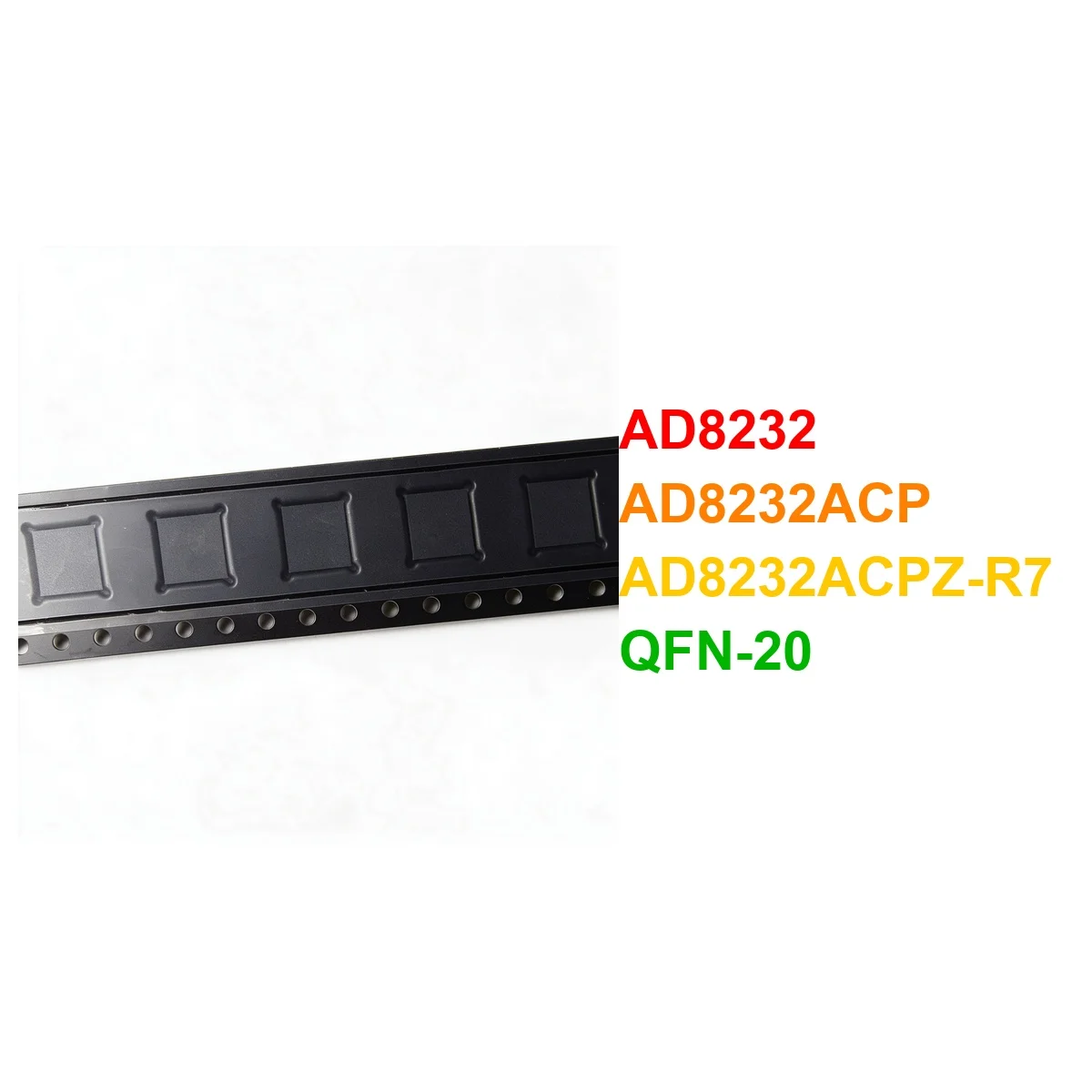 (5piece) AD8232 AD8232ACP AD8232ACPZ-R7 QFN-20 Chipset