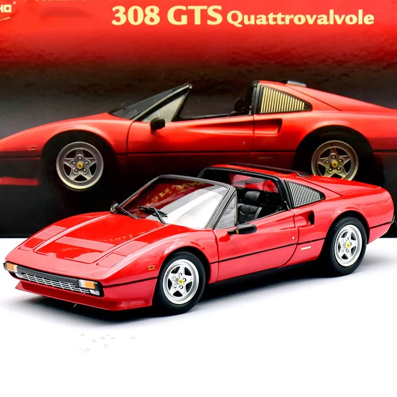 

Kyosho 1:18 308GTS Quattrovalvole Alloy Fully Open Simulation Limited Edition Alloy Metal Static Car Model Toy Gift