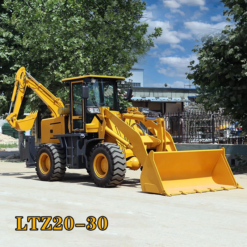 China Manufacturer 4X4 Small Mini Excavator Backhoe Loader for Sale