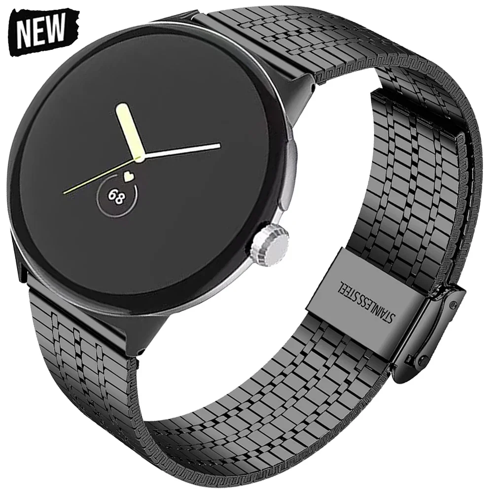 

No Gaps Metal Strap For Google Pixel Watch 3 45mm Stainless Steel Bracelet Correa For Google Pixel 2 41mm Band Accessories