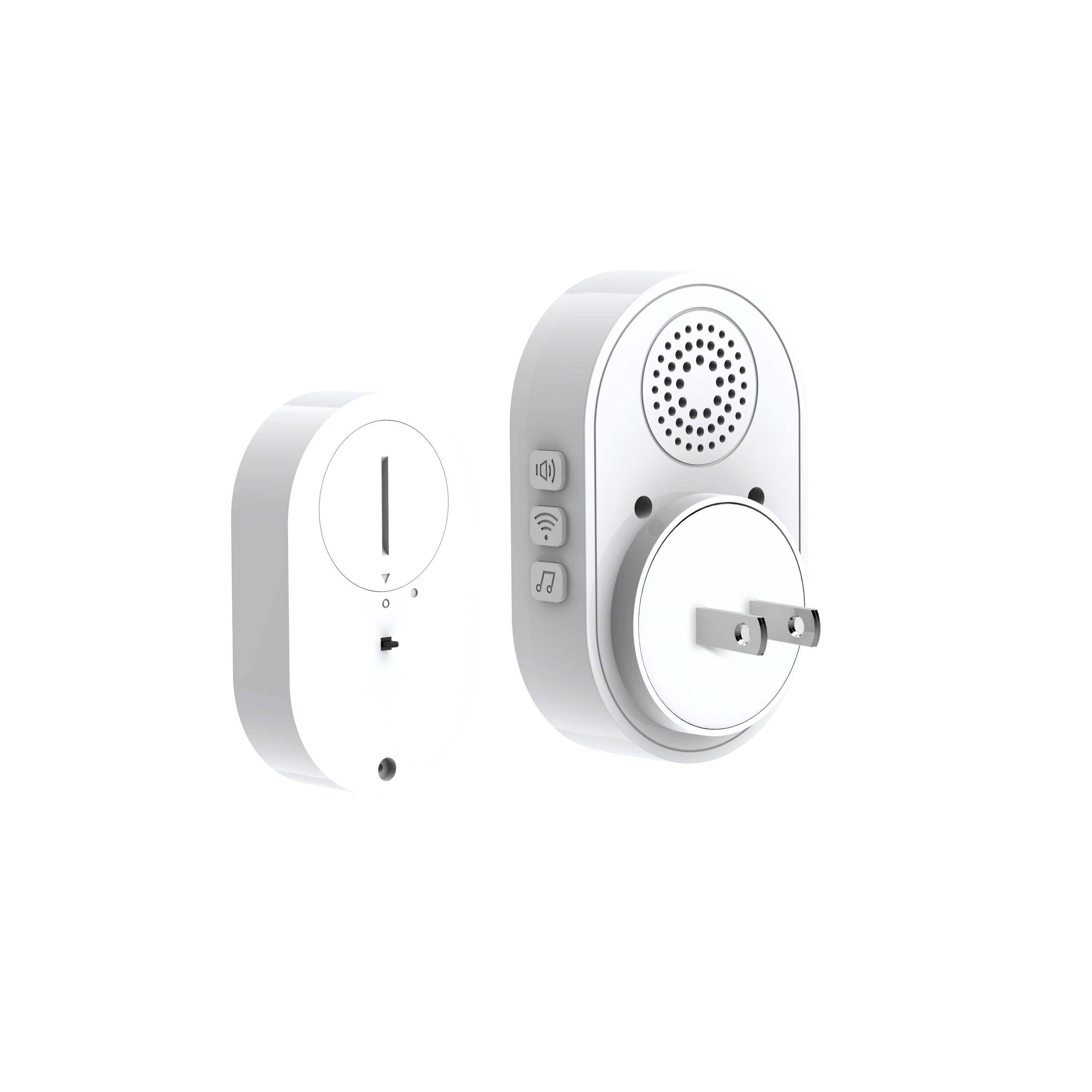 Imagem -06 - Tuya App Inteligente sem Fio wi fi Campainha de Alarme Casa Bem Vindo Campainha à Prova Dremote Água Remoto Inteligente Campainha da Porta da ue Reino Unido Eua Plug