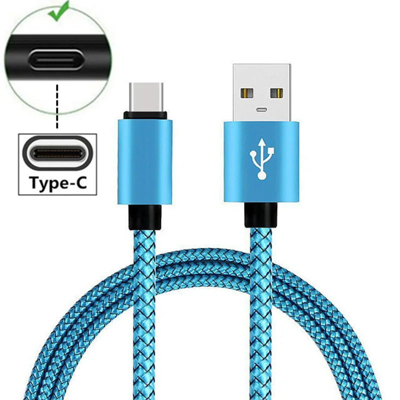 1/2/3 metr typ C Kabel USB telefon Android ładowarka Kabel Kabel ładowania przewód do Samsung Galaxy S10 S21 S9 S8 Plus uwaga 10