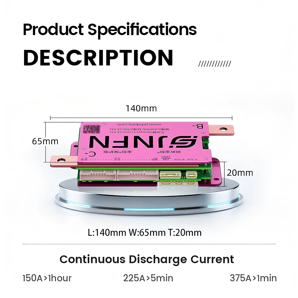 

ANT BMS 1A Active Balance Smart BMS 13S 16S 48V 17S 20S 60V 24S 72V Lifepo4 18650 Li-Ion Lto 100A 120A 150A Battery pack RS485