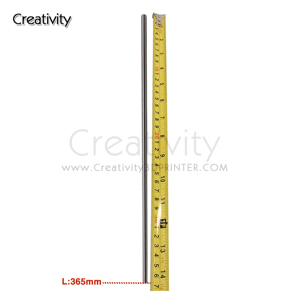 1PCS T8*8 Ender-3 V2 Lead Screw Z-axis Rods length 365MM 515MM 400MM Nuts for Ender-3 CR-10 CR-10S Ender-6 CR-6 SE I3 3D printer