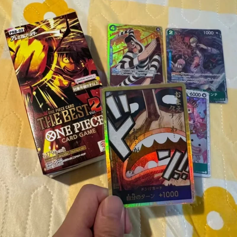 100% Original Anime Booster Box One Piece Prb01 Prb02 Japanese Version Awakening Of The New Era Tcg Collection Card Gift