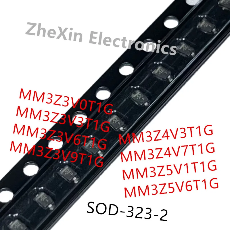 

20PCS/Lot MM3Z3V0T1G 、MM3Z3V3T1G 、MM3Z3V6T1G 、MM3Z3V9T1G 、MM3Z4V3T1G 、MM3Z4V7T1G 、MM3Z5V1T1G 、MM3Z5V6T1G SOD-323 Zener diode