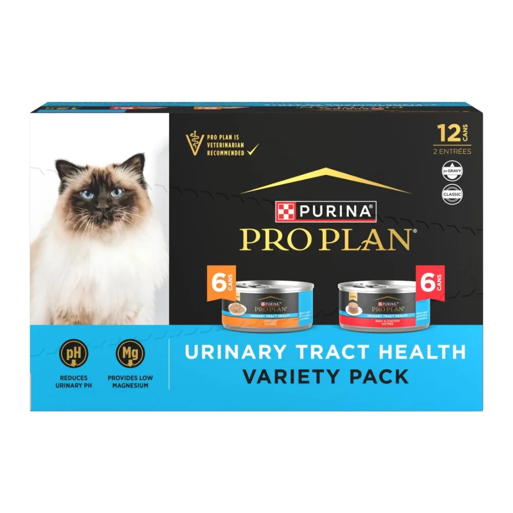 

Urinary Tract, Beef & Chicken Variety Pack, Wet Cat Food, 3 oz, 12 Pack