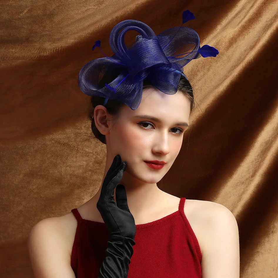 Gran oferta, tocado de moda perfecto, aros para el pelo para fiesta temática, Clip, redecilla, accesorios para el cabello, adornos para el cabello para mujer